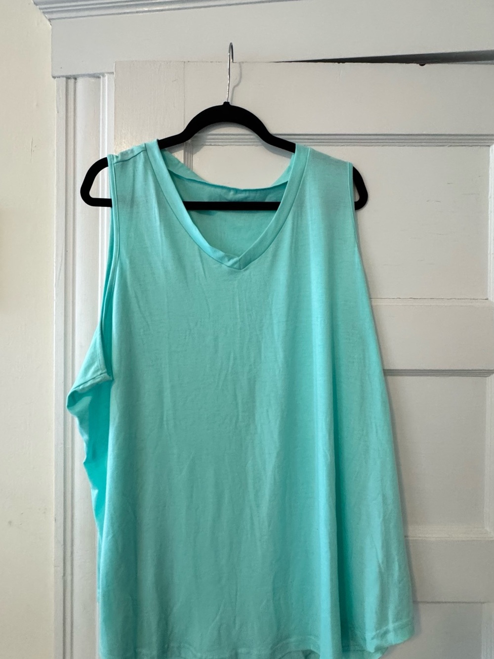 Women’s V-Neck Tank Top - Mint Aqua